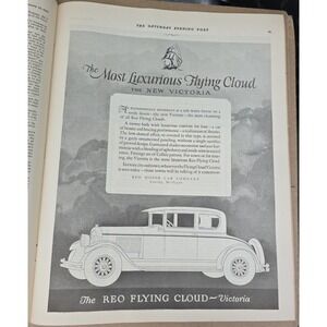 1927 REO‎ Flying Cloud Victoria Vintage Car Advertisement